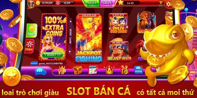 Game săn cá nhiều tính năng hấp dẫn